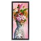Stupell Industries Serious Cheetah & Florals Floating Frame, design by Heather Gauthier